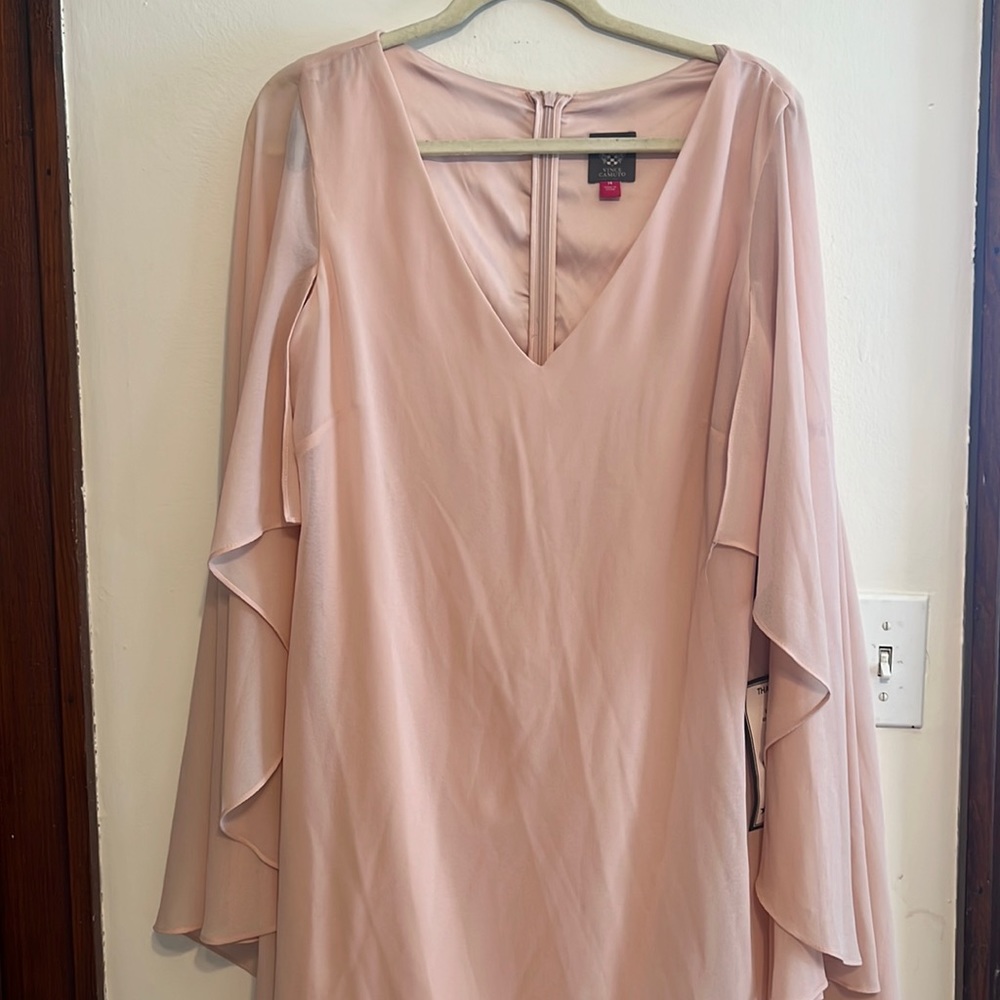 Vince Canmuto cape dress